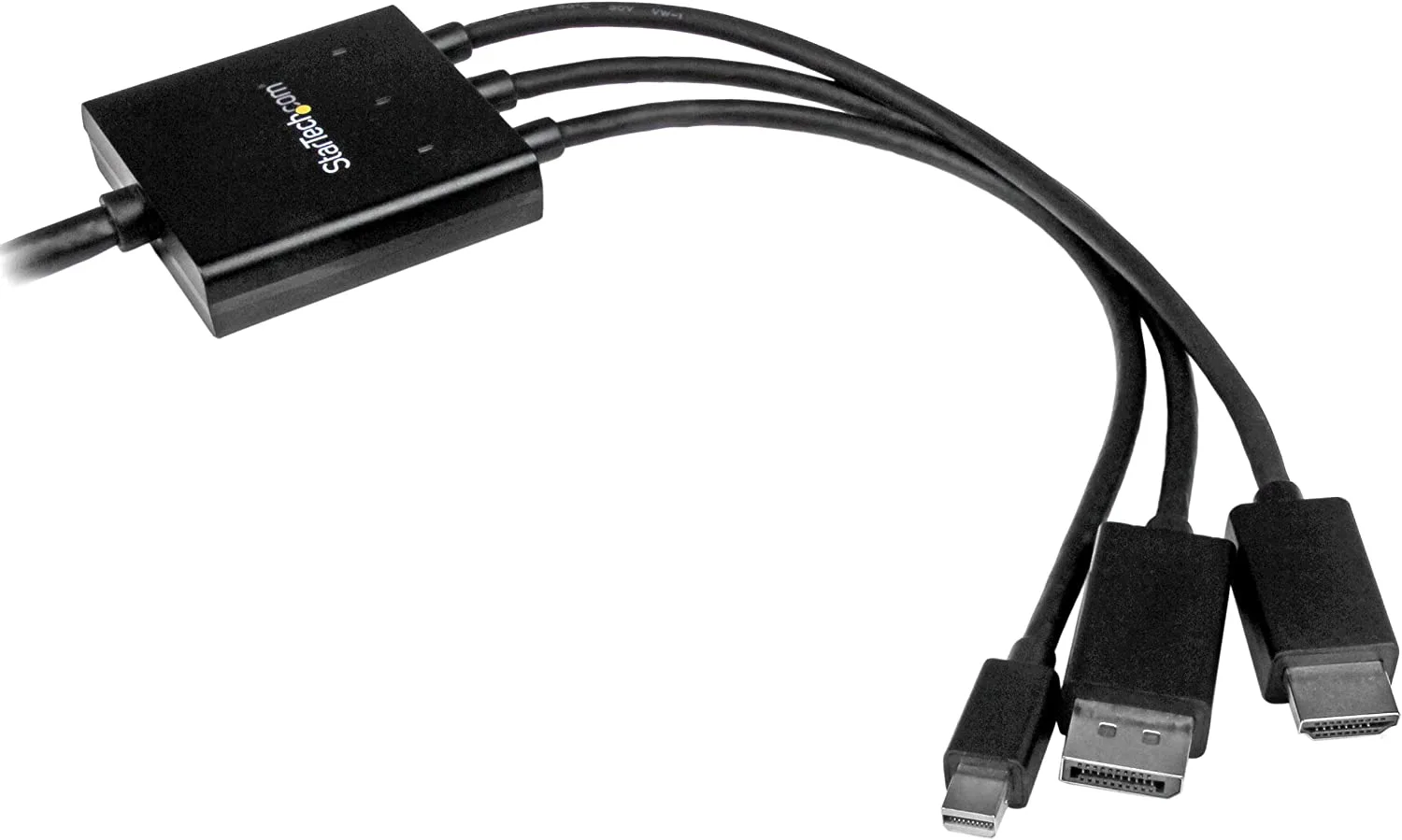 StarTech 2m 6 ft HDMI, DisplayPort or Mini DisplayPort to HDMI Converter Cable - HDMI, DP or Mini DP to HDMI Adapter Cable (DPMDPHD2HD), black  5