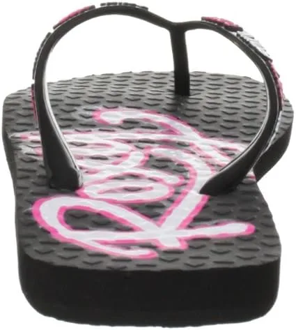 Roxy Women's Corpo True Black Flip Flops 4