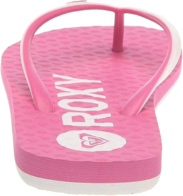 Roxy Women's Bi Tone Hot Pink Flip Flops 4