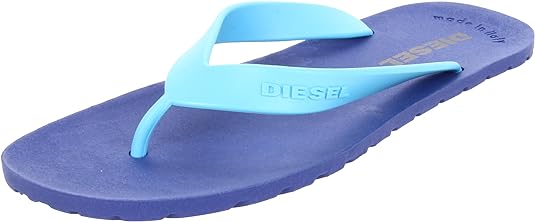 Diesel Men's Plaja Splish Blueprint Aquarius Sandal
