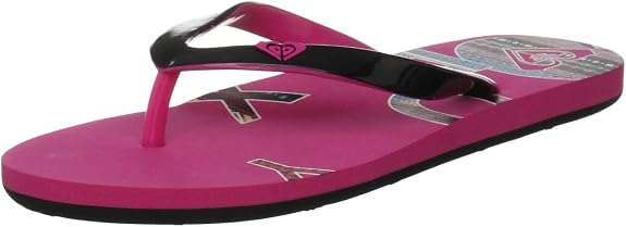 Roxy Women's Barcelona Fushia Flip Flops 2