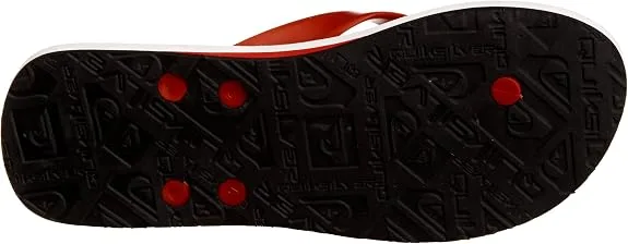 Quiksilver Flower Men's Beach Sandals Flip Flops - Red 7