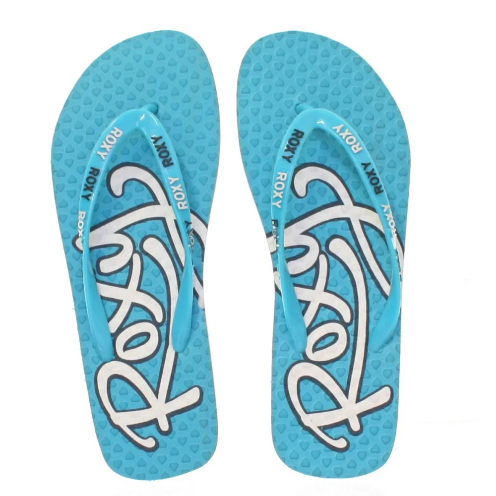 Roxy Women's Corpo Neon Blue Flip Flops