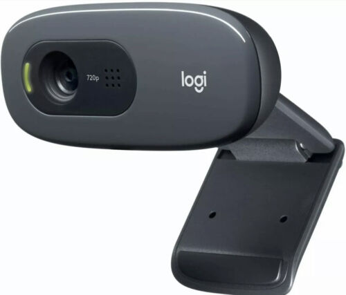 Logitech C270 HD Webcam, HD 720p/30fps, Widescreen HD 2