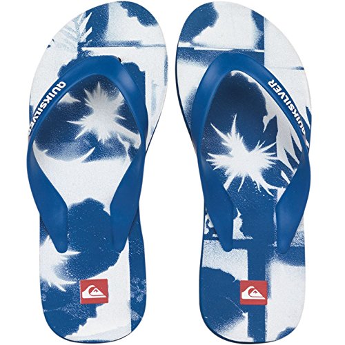 Quiksilver Flower Men's Beach Sandals Flip Flops - Blue 2