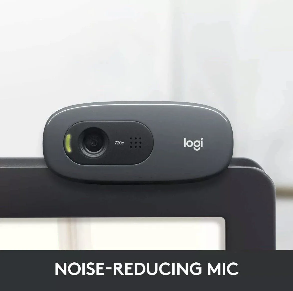 Logitech C270 HD Webcam, HD 720p/30fps, Widescreen HD 4