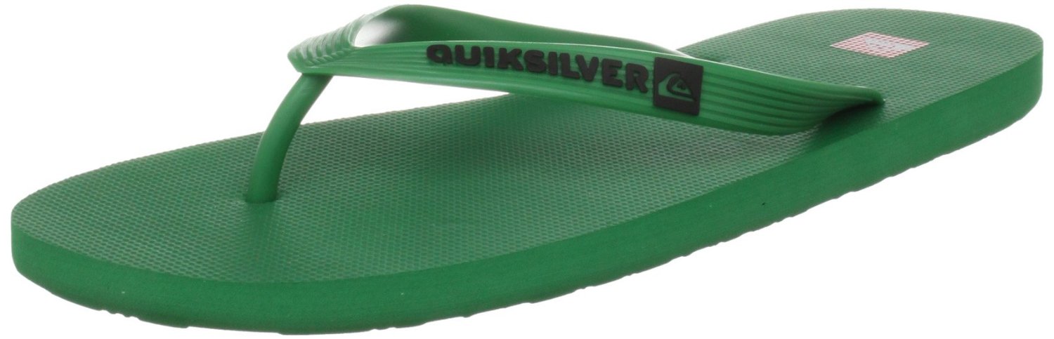 Quiksilver Molokai Mens Beach Sandals Flip Flops - Green 2